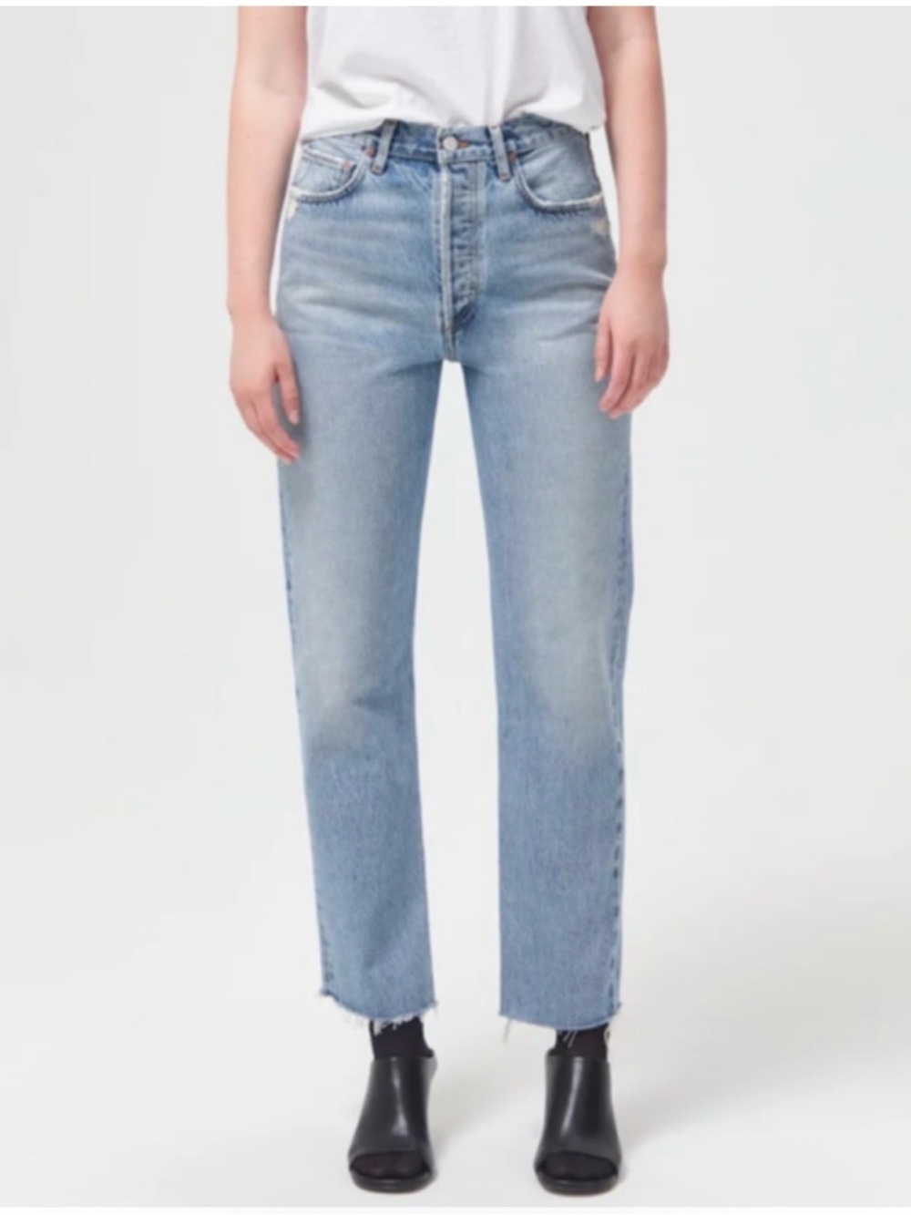 NWOT Agolde 90s pinch waist crop - Flaunt  size 27